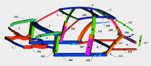 Analysis of noise emission of vehicle structure with SEA