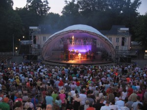 Messung der Schallimmission während einer Konzert-Veranstaltung