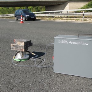 Thin pavement layers for noise reduction - Measurement of effectiv specific airflow resistance in situ