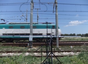 Measurement of noise emission of rail vehicles