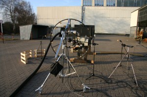 Acoustic camera applied at a gear drive