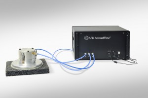 Airflow resistivity meter in a new design - Configurable airflow resistivity meter AcoustiFlow