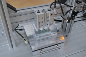 Quality control of components by measurement of airflow resistance