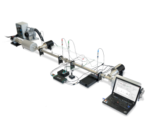 Measurement of transmission loss of exhaust silencer under near-service conditions