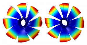 Structural analysis of single components and assemply groups by numerical modeling of vibrational behaviour as well as calculation of natural frequencies