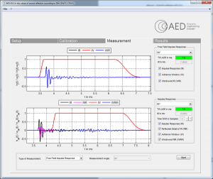 分析軟件AED 801，用於通過聲吸收計AcoustiAdrienne原位測量在聲屏障處的聲反射指數和聲吸收係數