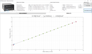 Measurement of airflow resistance with airflow resistivity meter